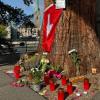 Ort des Innehaltens: Die Gedenkstätte für Muriel Furrer an der Wasserkirche von Zürich.