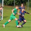 Die SG Flotzheim/Fünfstetten (mit Jonas Roßkopf, vorne rechts) setzte sich gegen den TSV Harburg (mit Jonas Wiedemnann).                                                        -   - 