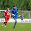 Münsters Spielertrainer Bernhard Schuster stand auf dem Platz, während seine verletzten Co-Spielertrainer auf der Bank Platz nahmen.