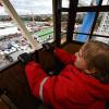 Das Riesenrad können Rollstuhlfahrer gut nutzen.