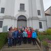 Ein Gruppenfoto vor der beeindruckenden Kirche in Altomünster.