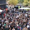 An der Technischen Hochschule begann das Wintersemester am Dienstag mit zwei Open-Air-Begrüßungsveranstaltungen. 