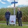 Hans-Jürgen Schulmeister und Christian Loderer (rechts) gehören zur Bürgerinitative, die gegen die aktuellen Pläne fürs neue Landratsamt mobil macht.