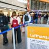 Wegen einer Störung bei der Deutschen Flugsicherung kam es zu großen Verzögerungen und Ausfällen wie hier am Flughafen Frankfurt (Foto aktuell).