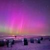 Diese Polarlichter waren im August über der Nordseeinsel Norderney zu sehen. (Archivbild)