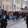 Tausende Menschen demonstrierten am Samstag friedlich gegen den AfD-Parteitag in Ulm.