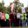 Tausende Menschen demonstrierten am Samstag friedlich gegen den AfD-Parteitag in Ulm.