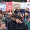 Tausende Menschen demonstrierten am Samstag friedlich gegen den AfD-Parteitag in Ulm.