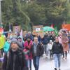 Tausende Menschen demonstrierten am Samstag friedlich gegen den AfD-Parteitag in Ulm.