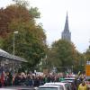 Tausende Menschen demonstrierten am Samstag friedlich gegen den AfD-Parteitag in Ulm.