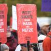 Tausende Menschen demonstrierten am Samstag friedlich gegen den AfD-Parteitag in Ulm.