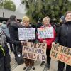 Tausende Menschen demonstrierten am Samstag friedlich gegen den AfD-Parteitag in Ulm.