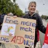 Tausende Menschen demonstrierten am Samstag friedlich gegen den AfD-Parteitag in Ulm.