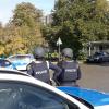 Im Bereich der Berufsschulen in der Haunstetter Straße gab es am Montag einen Großeinsatz der Polizei.