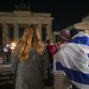 In Berlin begann das Gedenken an die Opfer des Überfalls bereits am frühen Morgen am Brandenburger Tor.