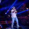 Nico Klemm vor den Coaches bei "The Voice of Germany" 2024. 