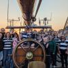 Die Auszubildenden und Studierenden segelten mit Begeisterung drei Tage lang mit der Crew der „Eye of the Wind“ über die Ostsee. 