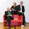 Das Lesetrio, von links: Herbert Kramer, Eva Gantner und Dr. Heinrich Lindenmayr. 