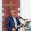 Pastoral representative Anton Stegmair erläuterte den Hintergrund der Adveniat-Aktion 2024 i stellte die Planungen für deren Bundesstart in Königsbrunn vor.