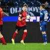 Nick Bätzner traf beim 3:1-Sieg im Test in Karlsruhe.