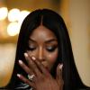 Naomi Campbell, hier zu Tränen gerührt, nachdem ihr ein französischer Verdienstorden für ihre Leistungen für die Kunst verliehen wurde. 