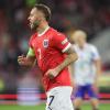 Der frühere Bremer Marko Arnautovic traf beim 5:1-Erfolg Österreichs gegen Norwegen doppelt.