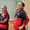 Trainerin Christina Seidel sowie Co-Trainer Thomas Wonnenberg und die Aichacher Handballerinnen unterlagen deutlich.