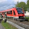 Am Bahnübergang in der Reuttier Straße in Neu-Ulm kam es zu einem schweren Unfall. Ein Radfahrer wurde von einem Zug erfasst.