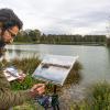 „Ich male seit meiner Kindheit“, berichtet Ahmed Farahat aus München. Seit zwei Jahren widmet er sich auch der Plein Air Malerei.