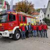 Das neue Hilfeleistungslöschgruppenfahrzeug (HLF) 20 der Freiwilligen Feuerwehr Neuburg stammt aus Italien und wurde von einer Neuburger Feuerwehrdelegation samt Bürgermeister Markus Dopfer dort abgeholt.