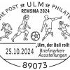 An den Ulmer Grundschulen fand ein Malwettbewerb zum Thema „Ulm, der Ball rollt ...“ statt. Die Prämierung erfolgt auf der Briefmarken-Börse.