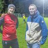 Früher war der TSV Göggingen in der Landesliga, heute spielt das Team um Spielertrainer Phillip Schmid (links) und Abteilungsleiter Karl-Heinz Fischalek in der Kreisklasse.