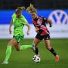 Linda Dallmann (r) bringt Bayern gegen Juventus in Führung.