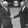 Mit seinem Besuch bei Adenauer will Eisenhower die West-Allianz stärken. (Archivbild)