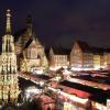 Schöne Atmosphäre auf dem Christkindlmarkt in Nürnberg