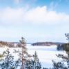 Die Landschaft am Saimaa-See in Finnland