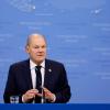 Bundeskanzler Olaf Scholz spricht während einer Pressekonferenz auf dem EU-Gipfel. Dem sogenannten Siegesplan des ukrainischen Präsidenten Wolodymyr Selenskyj hat er eine Absage erteilt.