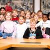 Klasse 4a mit Alfred Saur und Lehrerin Claudia Hartmann