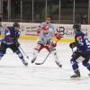 Im Heimspiel mussten sich die Landsberg Riverkings (dunkle Trikots) dem TEV Miesbach erst in der Verlängerung geschlagen geben. Beim Rückspiel holt der HCL den Zusatzpunkt.