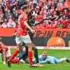 RB Leipzig (blau) hat gegen Mainz 05 (rot) einen ungefährdeten Sieg eingefahren.