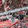 Fan-Protest in Mainz: Banner gegen Jürgen Klopp.