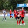 Schon wieder konnten sich die Aindlinger über –  diesmal gleich zwei – Treffer von Ibrahim Neziri (rechts) freuen. Er erzielte beide Tore seines Teams beim 2:2 in der Fußball-Landesliga Südwest beim SV Manching. 