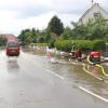 Der Rehlinger Ortsteil Oberach war vom Hochwasser Anfang Juni stark betroffen. Die Feuerwehr fordert jetzt die Anschaffung von 500 gefüllten und 1000 ungefüllten Sandsäcken, um besser gerüstet zu sein. 