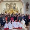 Die Wahlfahrtgruppe aus Aichach in der Kongregationskirche.