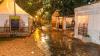 Ein heftiges Unwetter ging am Freitagabend über weiten Teilen des Allgäus nieder. Auf der Festwoche in Kempten suchten die Menschen Unterschlupf in den Zelten. Drinnen feierten die Allgäuer natürlich weiter.