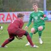 Scheppachs Torwart Paul Rutkowski bleibt in diesem Duell Sieger gegen Burgaus Kapitän Philip Hämmerle. Kurz vor Spielende feierte der Gäste-Keeper dann eine ganz besondere Glanztat.