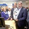 Günzburg - Eröffnung des TTZ Smart Production and Logistics Leipheim der HNU mit MP Markus Söder  -   - 