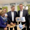 Günzburg - Eröffnung des TTZ Smart Production and Logistics Leipheim der HNU mit MP Markus Söder  -   - 