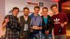 Unser Fotograf Ralf Lienert war Gast bei der Weltmeister-Feier der deutschen Skispringer: Wahl-Oberstdorfer Richard Freitag, Doppelweltmeister Markus Eisenbichler, der Oberstdorfer Karl Geiger, Stephan Leyhe sowie Ersatzspringer und Olympiasieger Andi Wellinger (v.l.) feierten ihren Gold-Triumph mit Torte und Schampus.