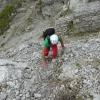 Unser Reporter probierte die Klettertour "Eisenzeit" an der Zugspitze aus